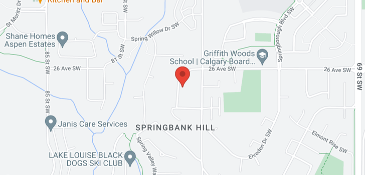 map of 40 SPRING WILLOW TC SW